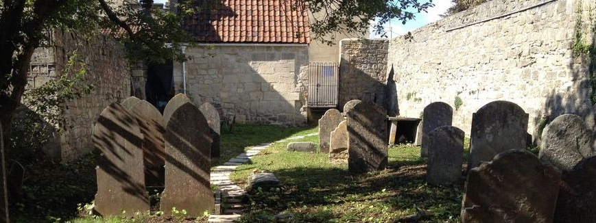 The burial ground in summer